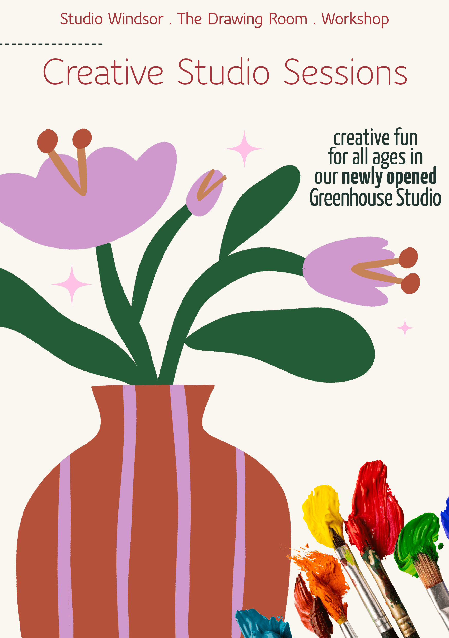 Creative Studio Sessions – Pottery Painting & Crafts (All Ages) June 4th