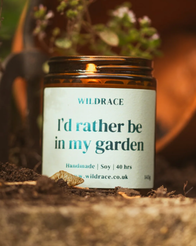 I rather be in garden