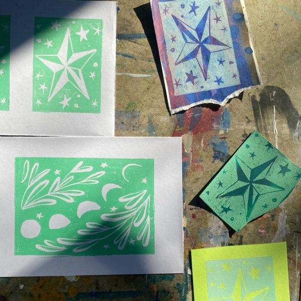 Join us at THE DRAWING ROOM for a festive winter workshop with artist Annabel Hocking, exploring block printing, lino carving and creative table styling.
